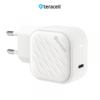 Kucni punjac Teracell Evolution TC-17GP, GaN, PPS, PD 3.0, 67W sa PD Type-C kablom beli 1.2m