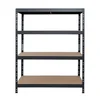 Polica metalna 180x120x45cm 4 police mdf rivet l