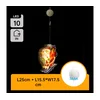 Aigostar - LED božićna dekoracija LED/3xAAA Deda Mraz na skijama 23cm