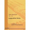 DOWLAND:AUSGEWAHLTE WERKE, ZITHER SOLO