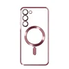 Silikonska maska Magsafe za SAMSUNG S25 Edge/ roza