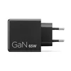 Lenovo Dual USB-C 65W GaN punjac crni