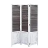Homestyle4U Pregrada za prostor, 3-delna, 120x2x170 cm, rjava