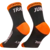 Nogavice Dynafit TRAIL MID SK, črne/ultra oranžne (EU 39-42)
