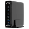 Gembird TA-UC-2A4C-PD240-01-BK 6-port 240 W GaN USB fast charger, black
