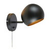 Markslöjd 108753 - Zidna lampa EDGAR 1xE14/40W/230V crna