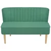 Sofa 117x55,5x77 cm Tkanina Zelena