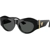 Versace Ženske naočare za sunce 0VE4477U GB1/87, Crne