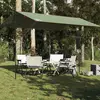 Vidaxl vidaXL Kamperska ponjava, zelena, 400 x 294 cm, vodoodporna