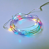 ACA Lighting LED dekorativna veriga 2m, 20LED, 2xAA, RGB, brez funkcij, srebrni baker [X0120311]
