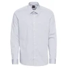 OLYMP Poslovna srajca Level 5 Chambray, siva
