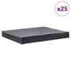vidaXL Vpojne blazinice za olje 25 kosov sive 40x50 cm