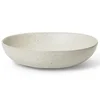 ferm LIVING Servirna skleda FLOW 19,5 cm, bela, kamnita posoda, čvrsta LIVING