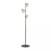 Brilagi - Stojeća lampa VULCANO 3xG9/8W/230V braon/dimljeno bež
