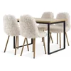 AABENRAA D120 sto top.hrast + 4 JONSTRUP teddy tk.prrlj.bela