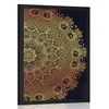Plakat zlata orientalska Mandala - 30x45 white