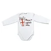 Bodi za bebe dugih rukava Mamin najdraži poklon cs3267, Beli