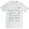 Radiohead Trapped (Back Print) White 2XL Majica