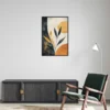 Canvas Slika na platu Zlatna zora, 60x90cm, Sa ramom, Crni