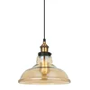ITALUX MDM-2381/1 GD+AMB - Luster na sajli HUBERT 1xE27/40W/230V
