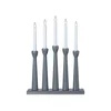 Markslöjd 704197 - Božićni svećnjak MASESKÄR 5xE10/3W/230V siv