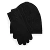 Set kapa, šal in rokavice LAUREN RALPH LAUREN 454960056002 Črna