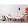 Atelier del Sofa Trosed na razvlačenje Nitta 185x85x70cm Krem