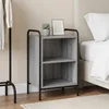 vidaXL Nočna omarica Siva Sonoma 40 x 30 x 60 cm Inženirski les