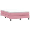 Box Spring krevet bez madraca ružičasti 120x210 cm samt