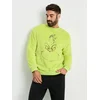 Sinsay - Regularna crewneck dukserica Grinch - zeleno