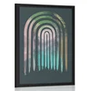 Plakat street art mavrica Mid-Century - 30x45 white