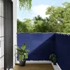 Balkonski zaslon plavi 120x800 cm 100 % poliester Oxford