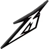 Metallica Black & White M Logo Odznak 35 mm