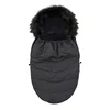 New Baby baby fleece s krznenim plaščem temno siva
