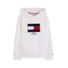 TOMMY HILFIGER Majica HERITAGE svetlo bež/krvavo rdeča/črna/bela