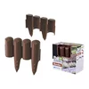 Prosperplast Palisade IPBO-BROWN rjava plastika 2,5x0,13m 10 kosov