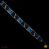 Fender 2 Monogrammed Strap Black/Light Grey/Blue