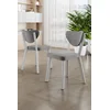 HANAH HOME Set stolica (4 komada) Arfe Grey White