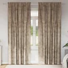 Baršunaste zavjese 2 pcs Šampanjca 245 x 140 cm Baršun