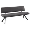 Cantus KLOP, kovina, tekstil siva, črna
