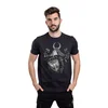 011Shop Muška majica kratkih rukava grb Lazarevića 2, Crna