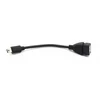 3G (87810) kabl USB mini (muški) na USB (ženski) 10 cm crni