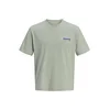 JACK & JONES Majica encijan / zelena / pastelno zelena / off-bela