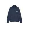 Pull&Bear Pulover temno modra/bela