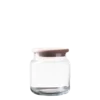 Steklena posoda s pokrovom 0,6 l — Basic Kitchen - 593765