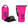 Vodootporna suva torba EL 20L roze