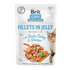 Brit Care Cat Fileti v želeju s puranom in kozicami 85g