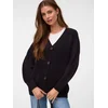 VERO MODA Pletena jopa VMLEA črna
