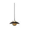 Halo Design 749034-LED prigušiva viseća lampa na sajli STEPP LED/12W/230V prečnik 24 cm crna/mesing