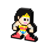 PDP PDP Pixel Pals DC Comics Wonder Woman zbirateljska figura, rdeča/bela/rumena/modra, 8,8 x 11,2 x 15,9 cm, (20840168)